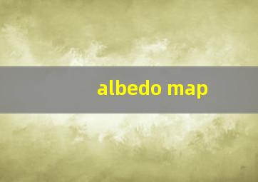 albedo map